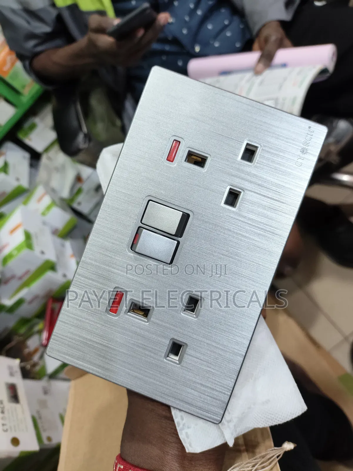 Grey Double Socket For Ctorch