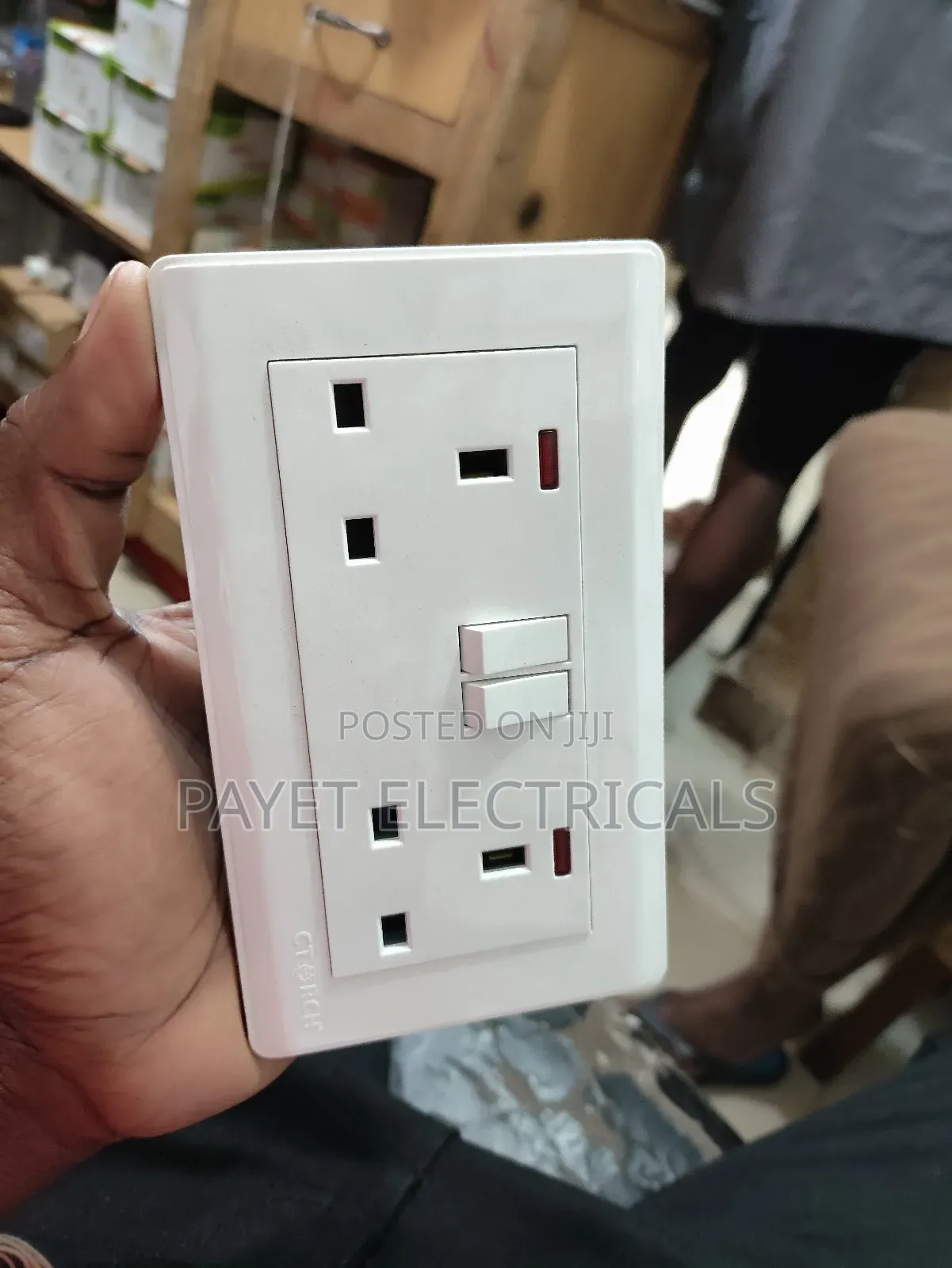 Classy White Double Socket