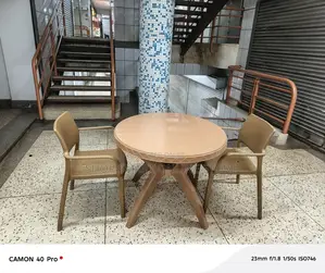 Restaurant Table Plastic and Chairs
