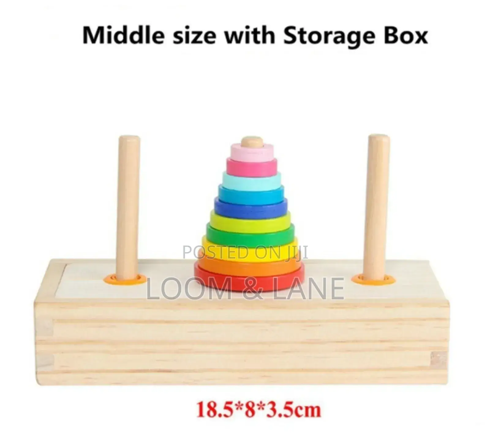 New Baby Iq Wooden Stacking Tower