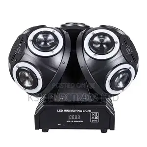 RGBWW 4in1 Party Rotating Head Strobe Laser Beam