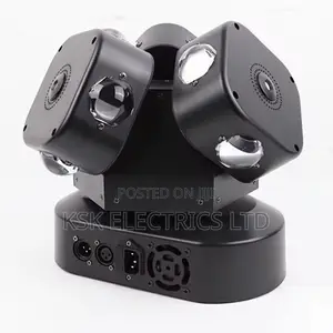 Scanner Light Dj Strobe Stage Light 3 Heads Rotating Moving