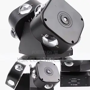 Scanner Light Dj Strobe Stage Light 3 Heads Rotating Moving