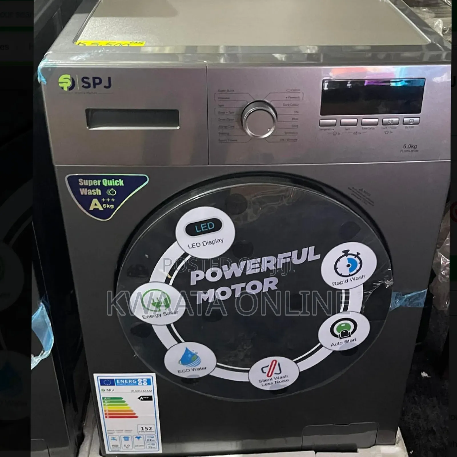 SPJ Washing Machine 6kg Front Loader - Fully Automatic