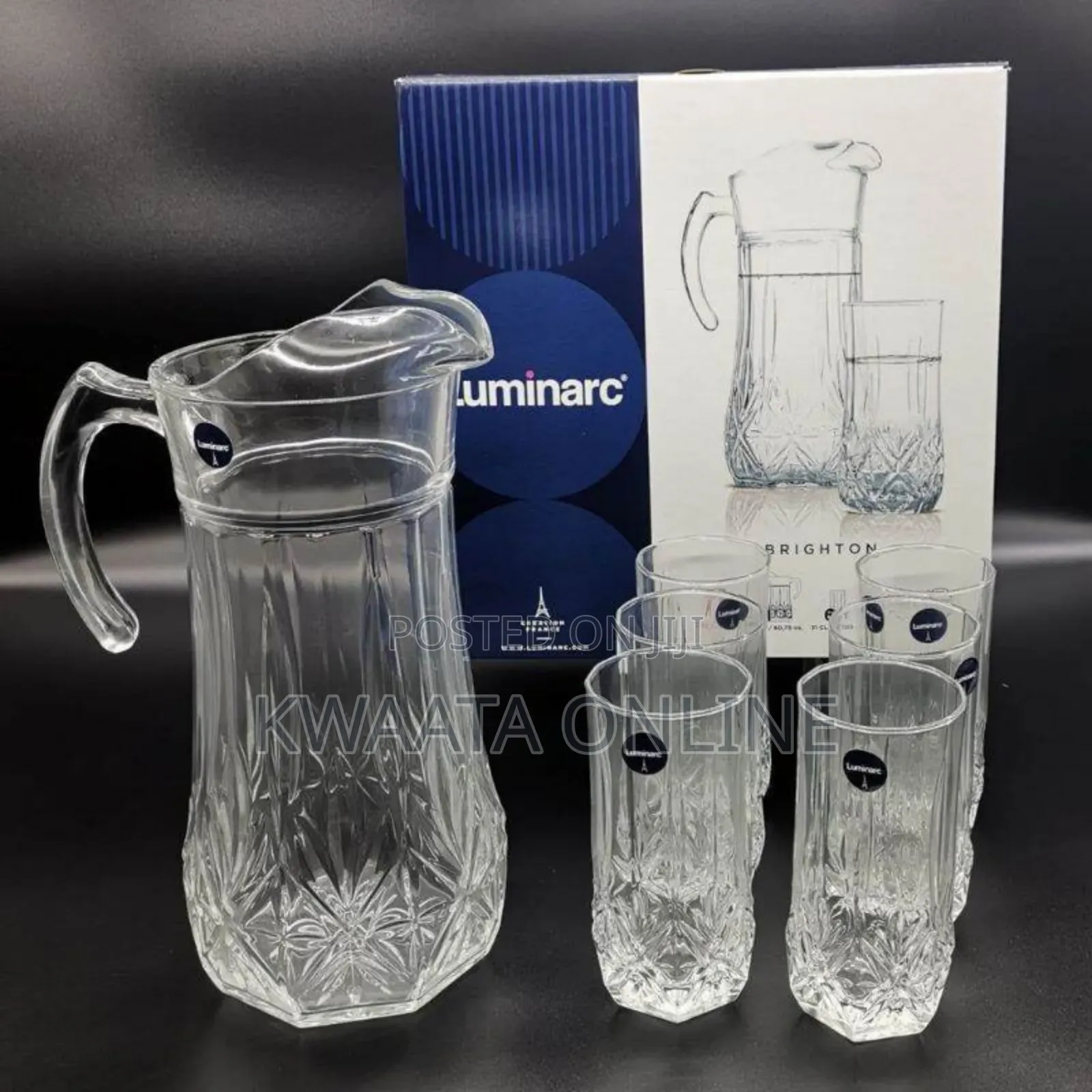 Luminarc 7 Piece Imperator Drinkware Beverage Set
