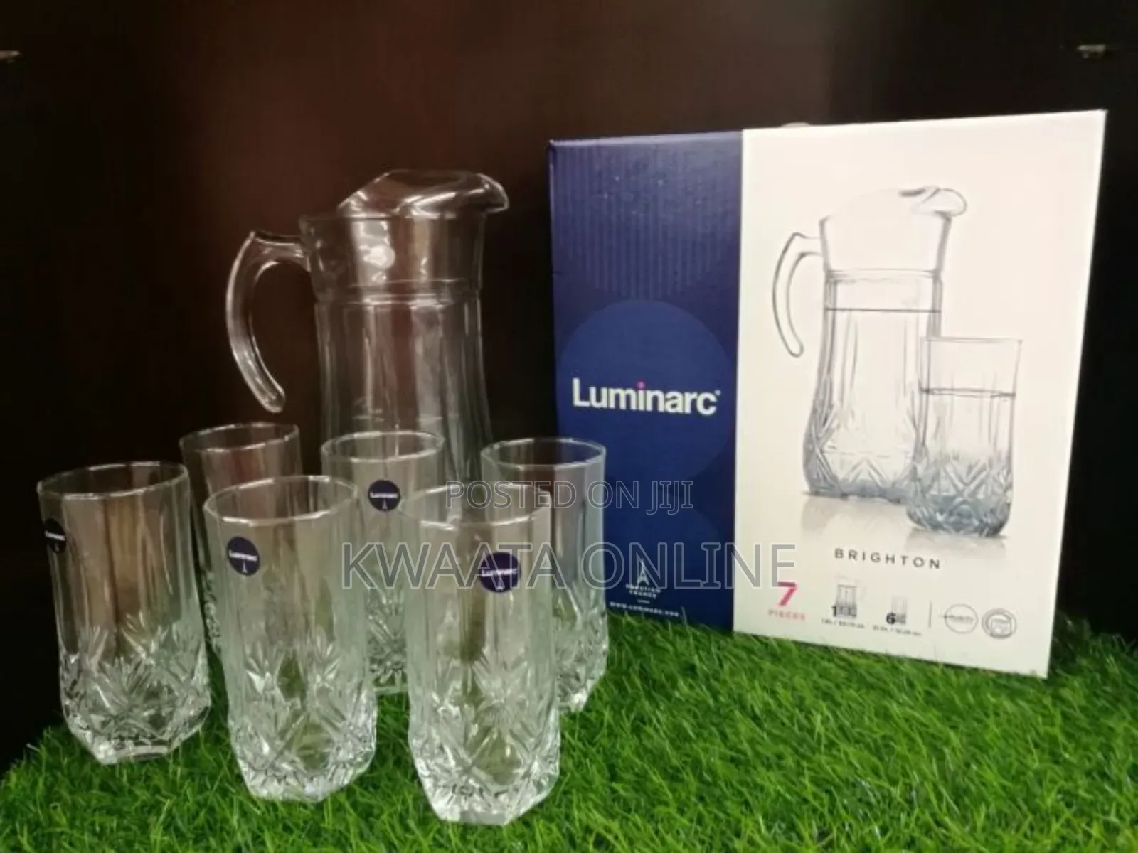 Luminarc 7 Piece Imperator Drinkware Beverage Set