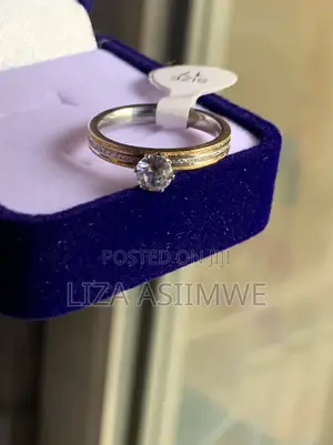 Stainless Steel Moissanite Ring