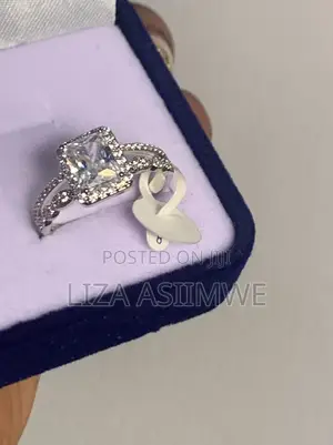 Sparkling Princess Cut Solitaire With Pave Band