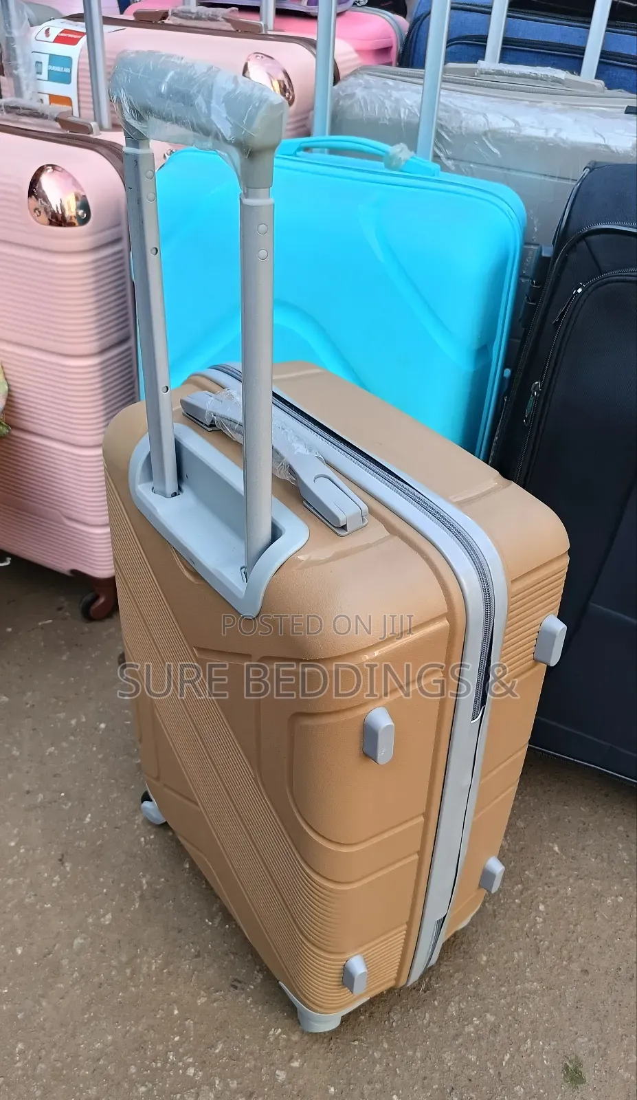 Enzo Medium Rubber Suitcase