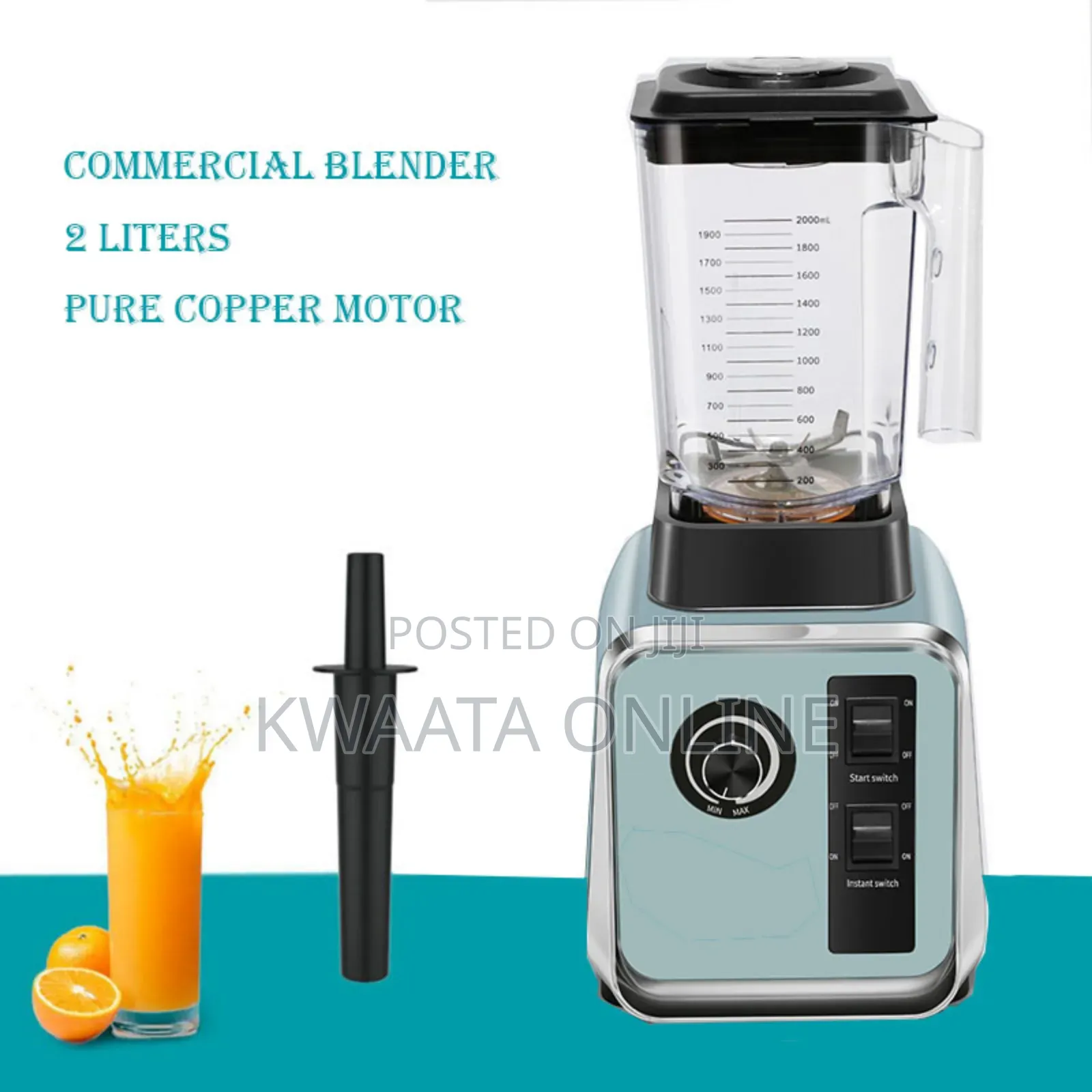 Hoffmans High Speed Full Nutritional Commercial Blender -2l