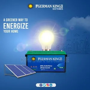200ah German King Solar Power Battery