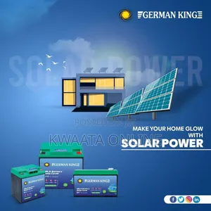200ah German King Solar Power Battery