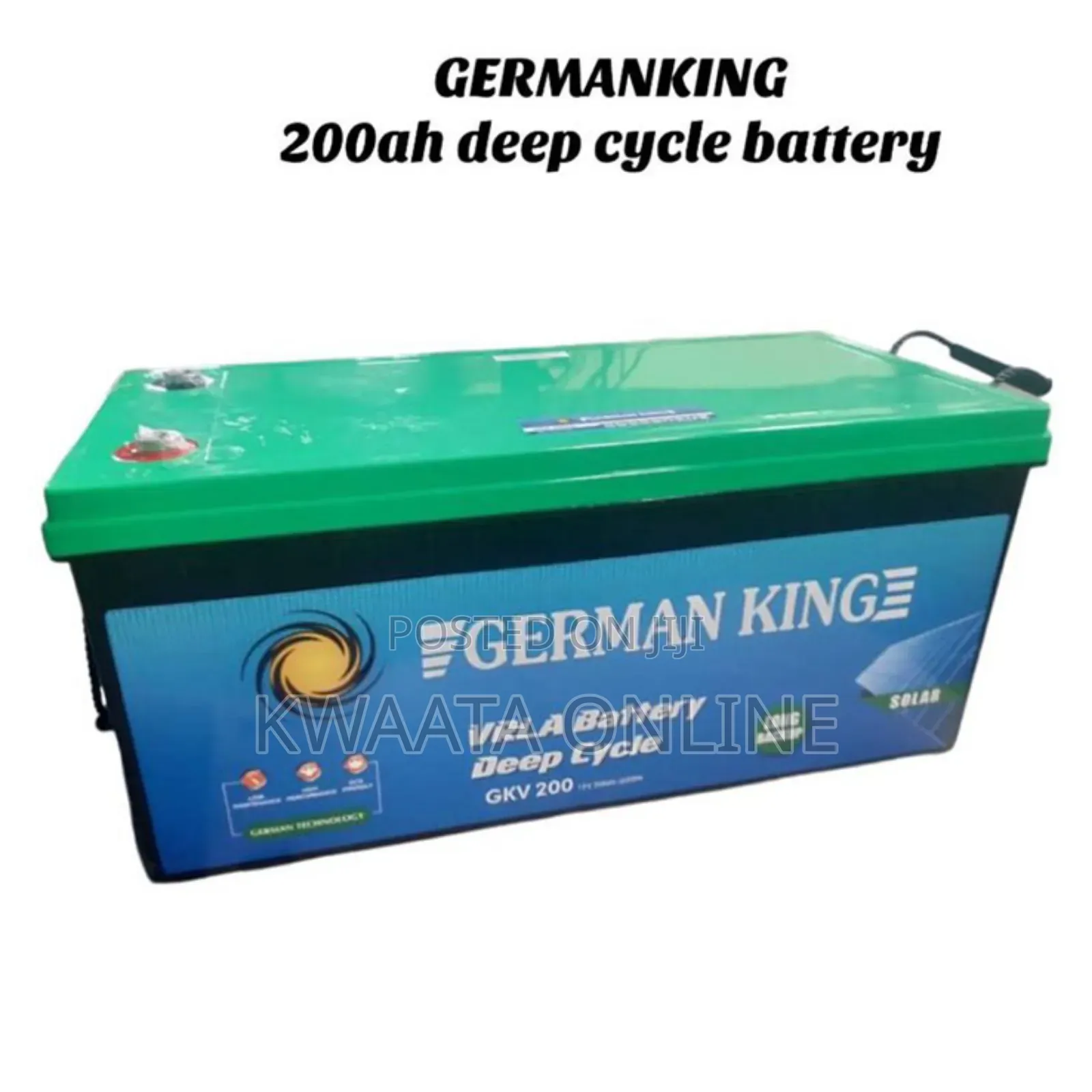 200ah German King Solar Power Battery