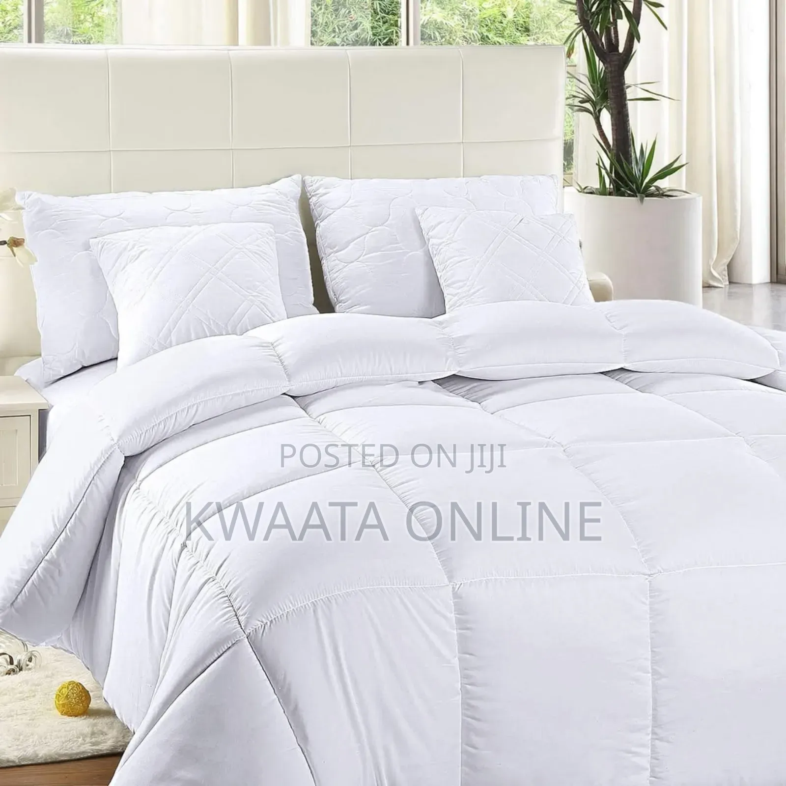 Quilted Comforter Duvet Insert- Box Stitched Down Comforter