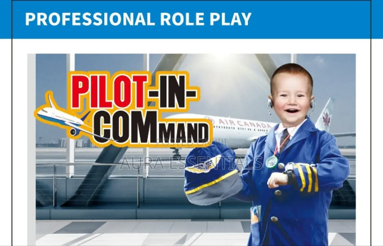 Pilot in Command Kids Play Costume