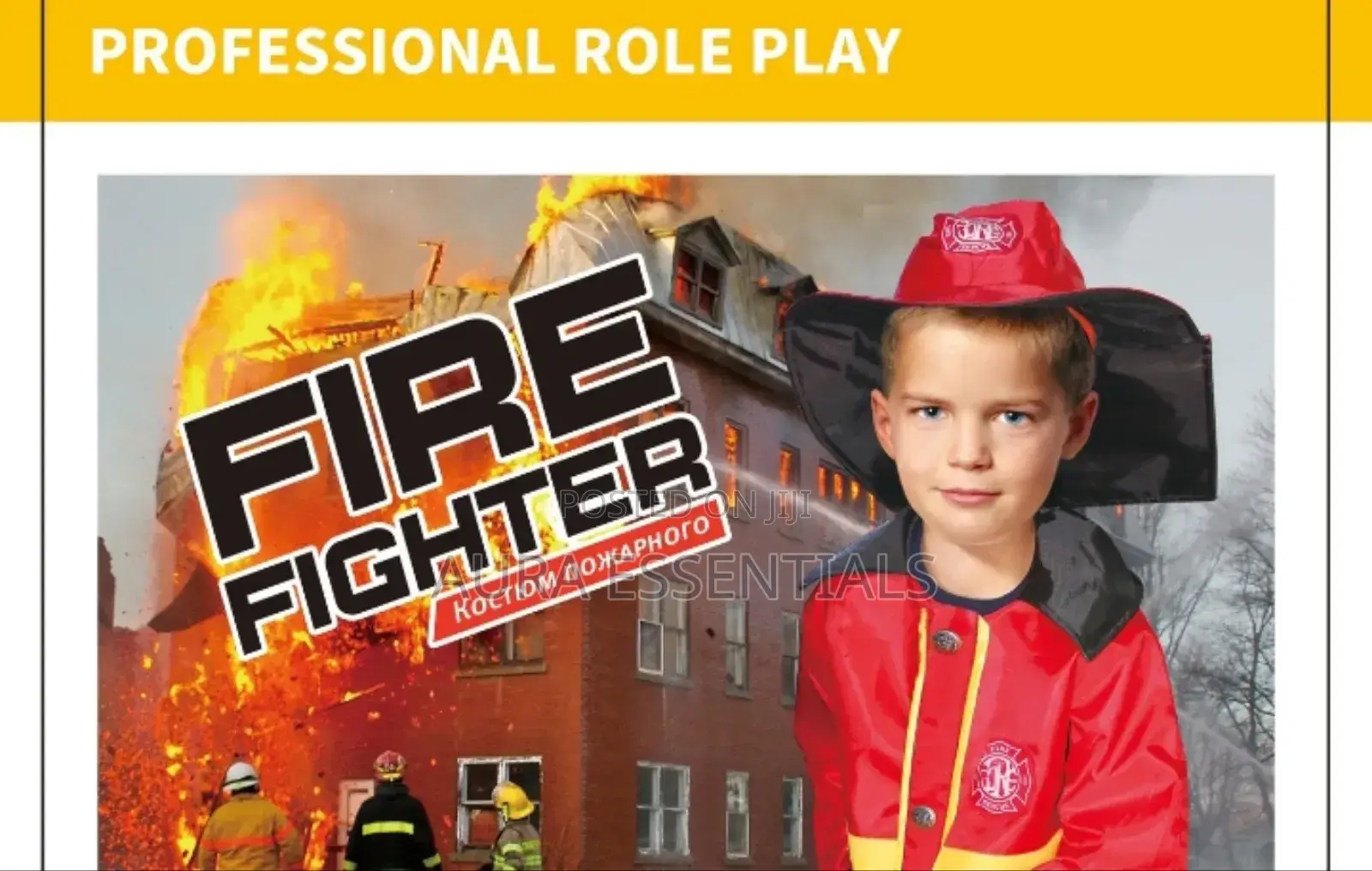 Kids Firefighter Play Costume
