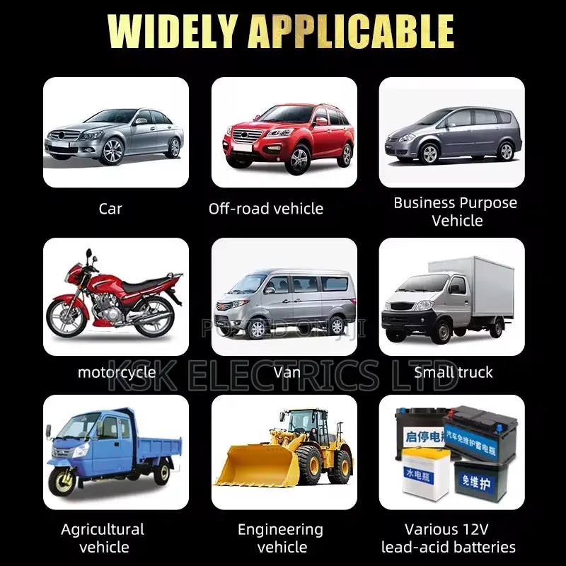 12v 6a Automatic Smart Portable Battery Car Charger
