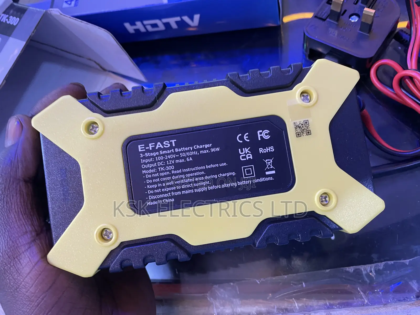 12v 6a Automatic Smart Portable Battery Car Charger
