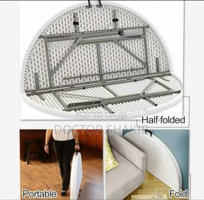 Luxurious Round Portable Picnic Camping Table