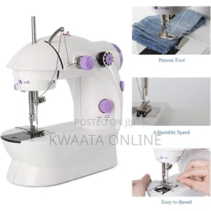 Portable Mini Sewing Machines 2-Speed Double Thread Handheld