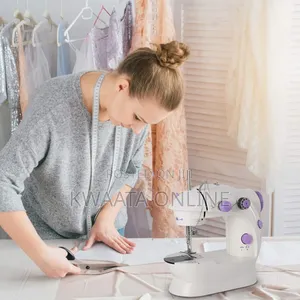 Portable Mini Sewing Machines 2-Speed Double Thread Handheld