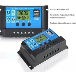 20a Solar Charge Controller 12v/24v Auto Adjustable PWM LCD