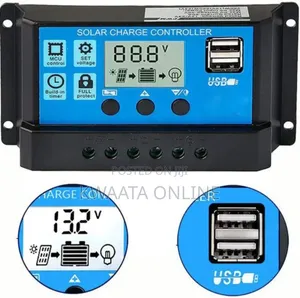 20a Solar Charge Controller 12v/24v Auto Adjustable PWM LCD