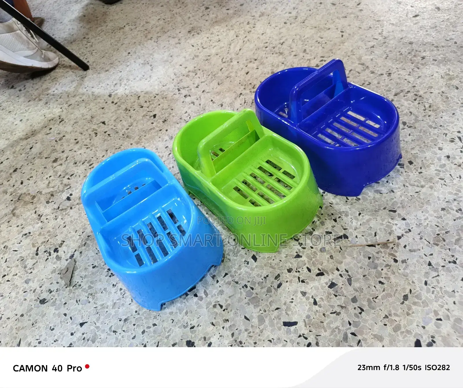 Plastic Soap Dish Handle Organizer 3pcs