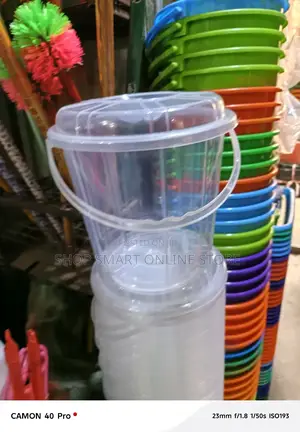 Plastic Bucket 5ltrs Transparent