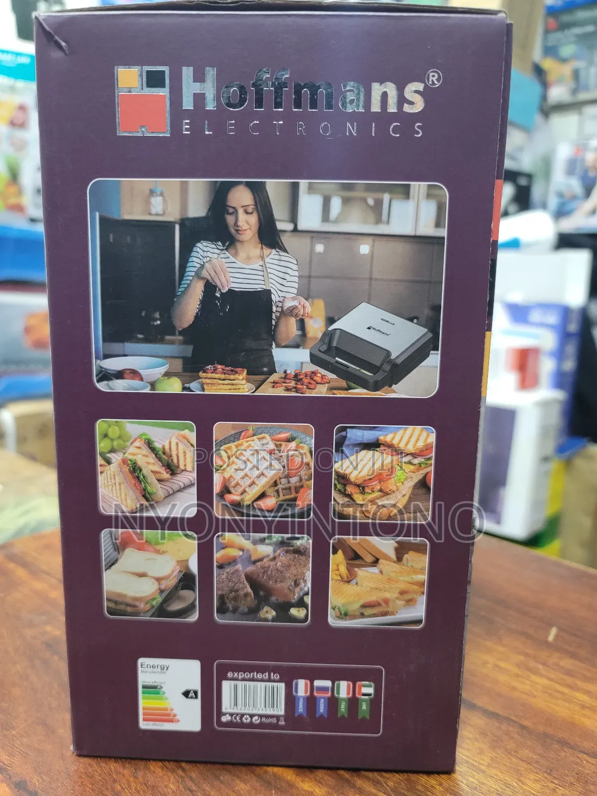 Hoffmans 3-in-1 High-Quality Sandwich Maker Hm-3019