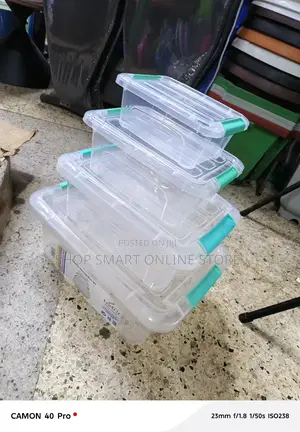 Kitchen Plastic Storage Containers Set 4pcs