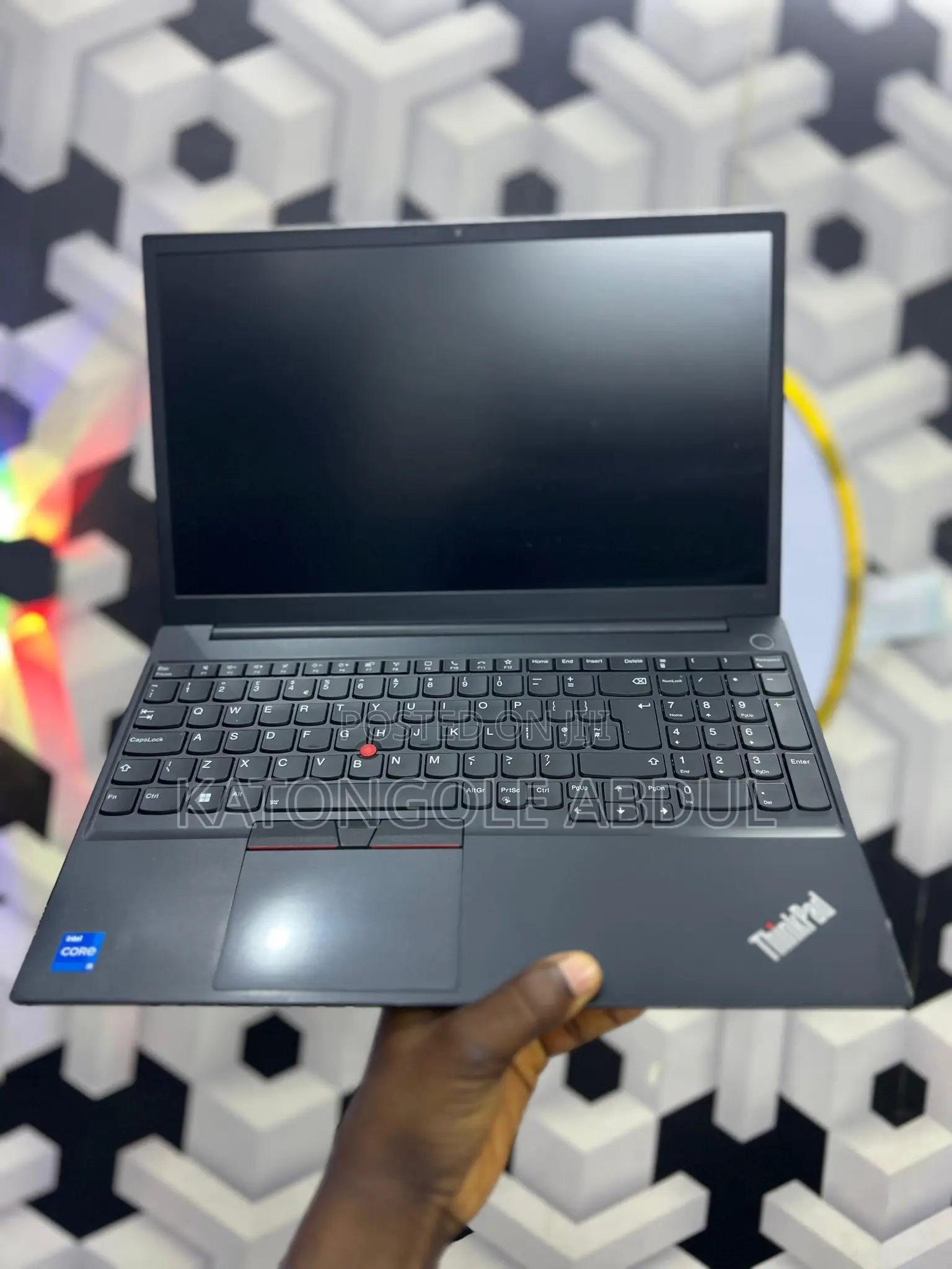 New Laptop Lenovo Thinkpad E15 16GB Intel Core I7 SSD 512GB