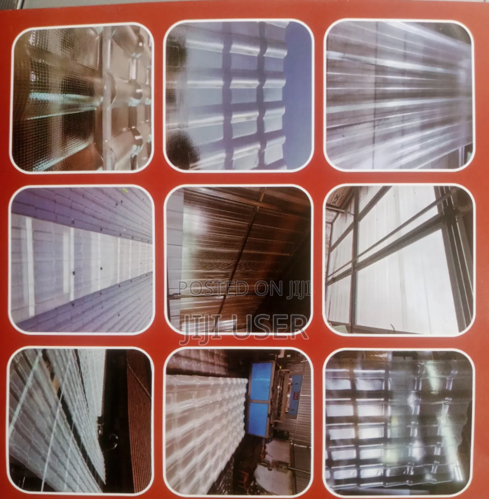 Roofing Iron Sheets: Resin PVC Fibre Tiles