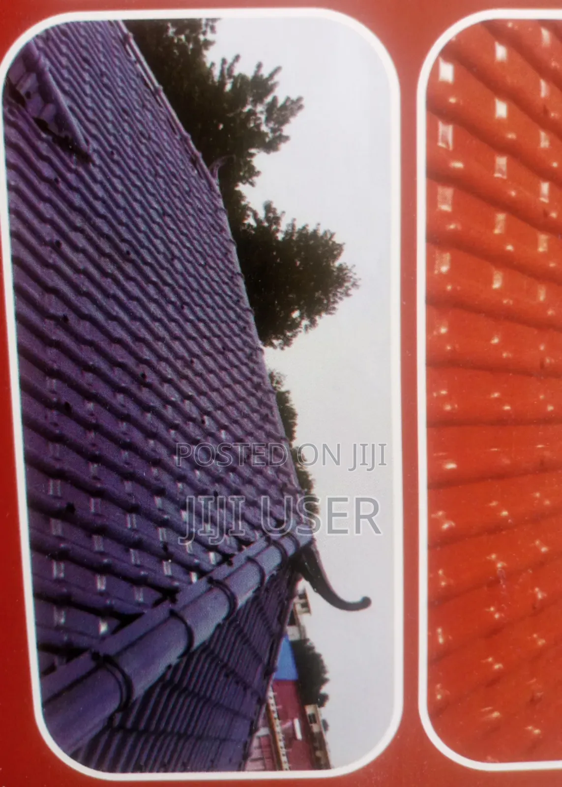 Roofing Iron Sheets: Resin PVC Fibre Tiles