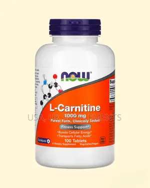 Now L-Carnitine 1000mg 100tablets