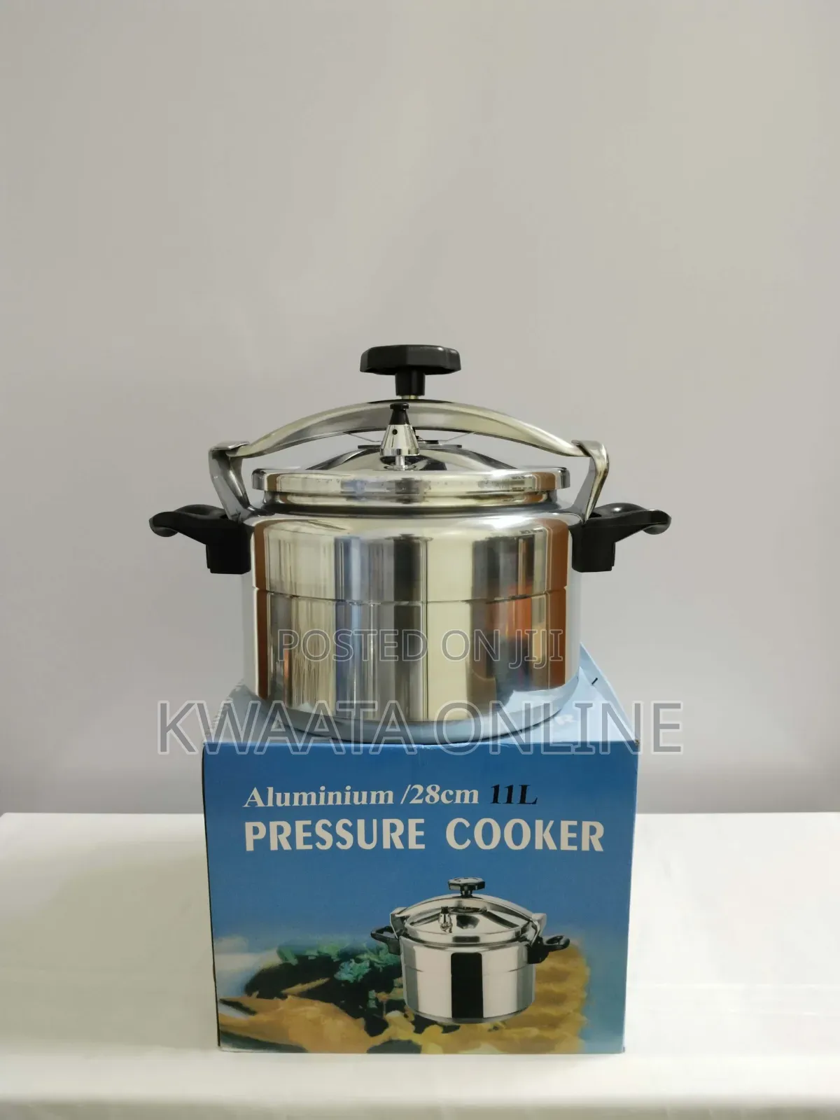 12-quart Stainless Steel Aluminum Pressure Cooker-5l