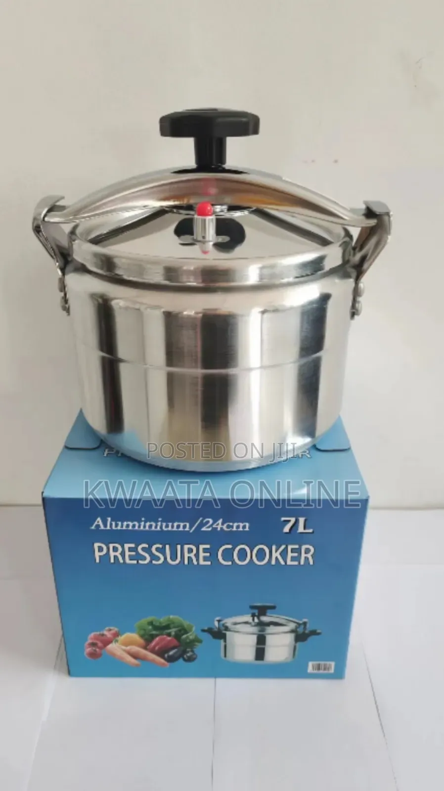 12-quart Stainless Steel Aluminum Pressure Cooker-5l