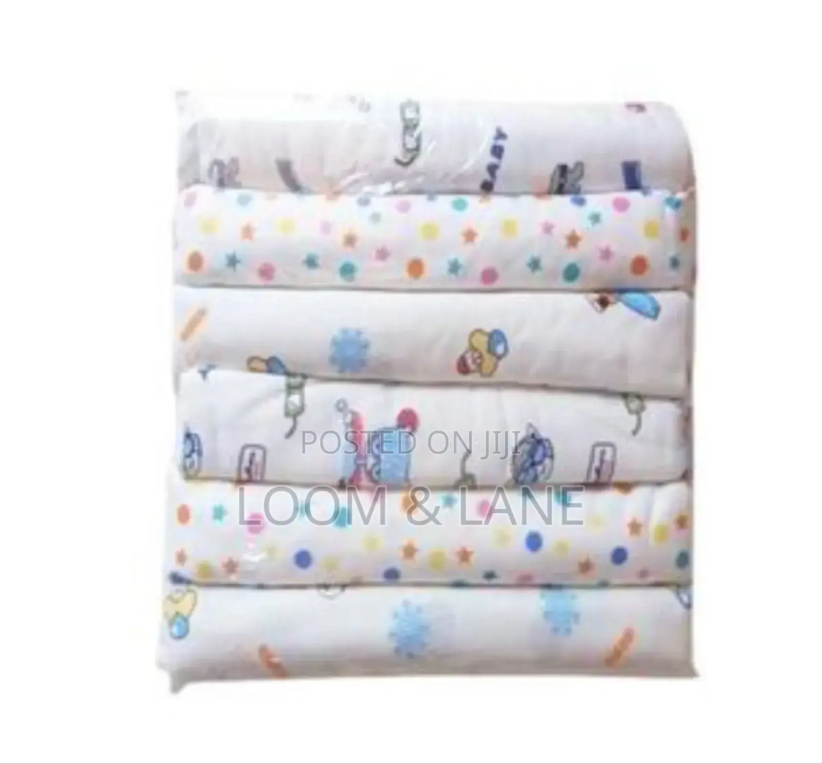 Multicolored Baby Cotton Bedsheets