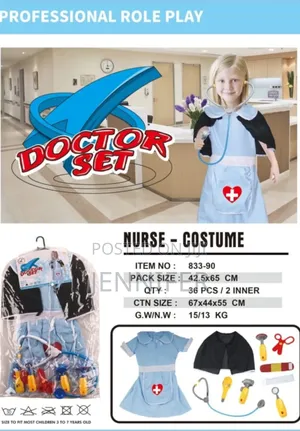 Children Nurse Costume Set