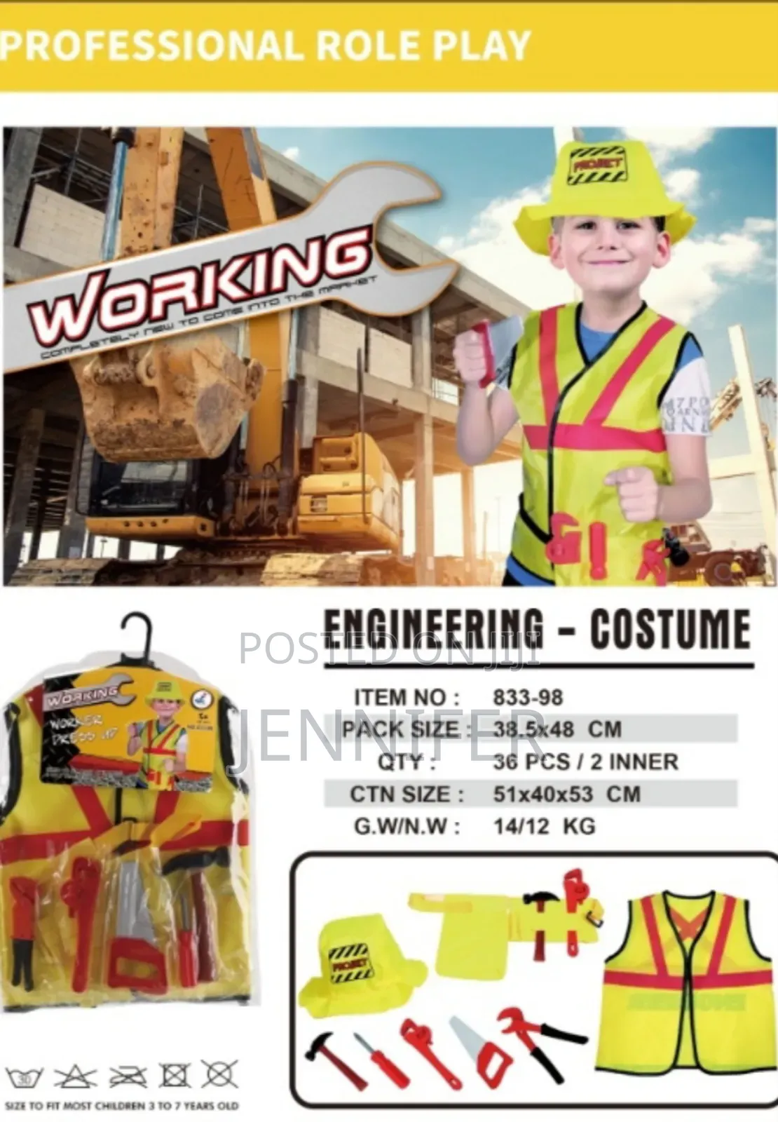 Kids Engineering Costume