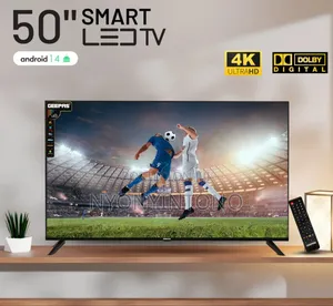 Geepas 50" Smart Android Flameless Tv Gled5039/TSFHD