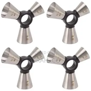 Stainless Steel 3 End Measuring Bar Cups.