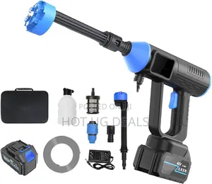 Handheld Rechargeable Pressure Washer With 2 Batteries