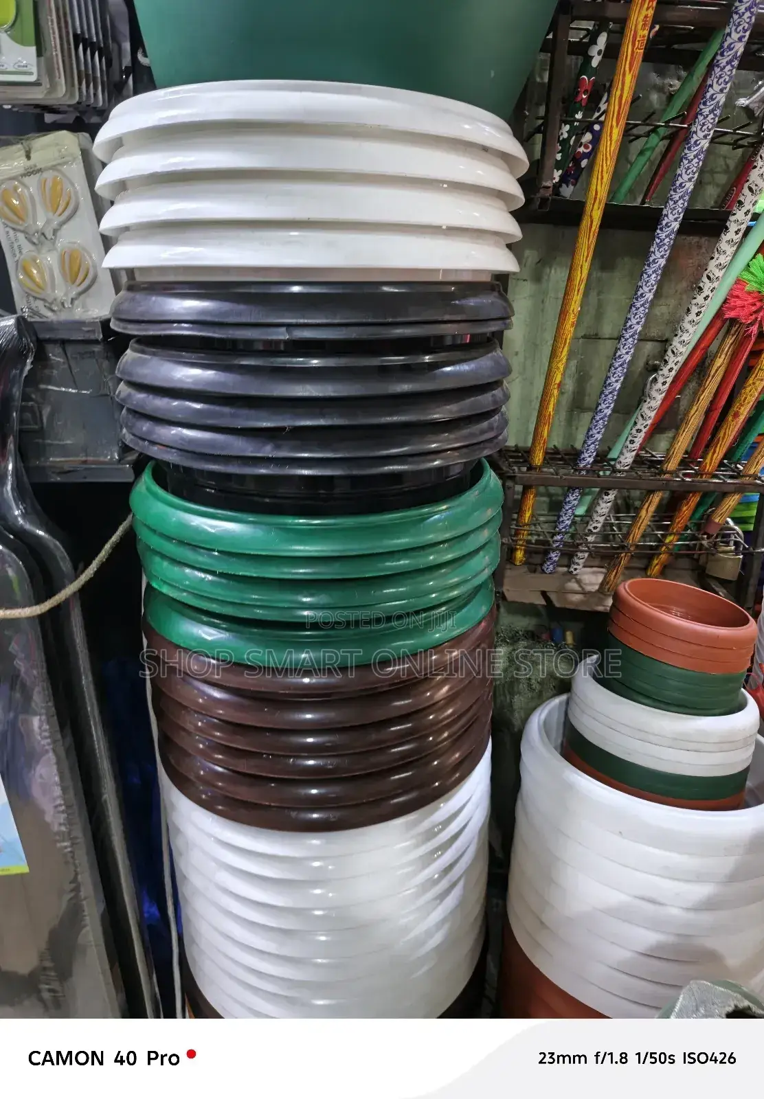 Plastic Flower Pots All Colors