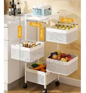 Rotating Kitchen Vegetable Rack