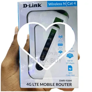 D‐Link Mifi 4g Lte Mobile 12hr Battery Mifi-White