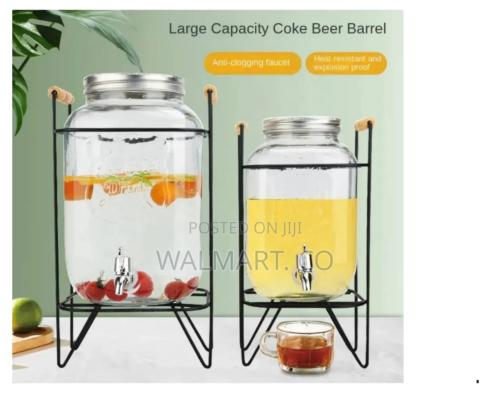 Glass Beverage Dispenser