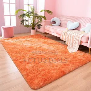 Fluffy Woolen Carpet/ Area Rug 1.5m By 2m- Patched