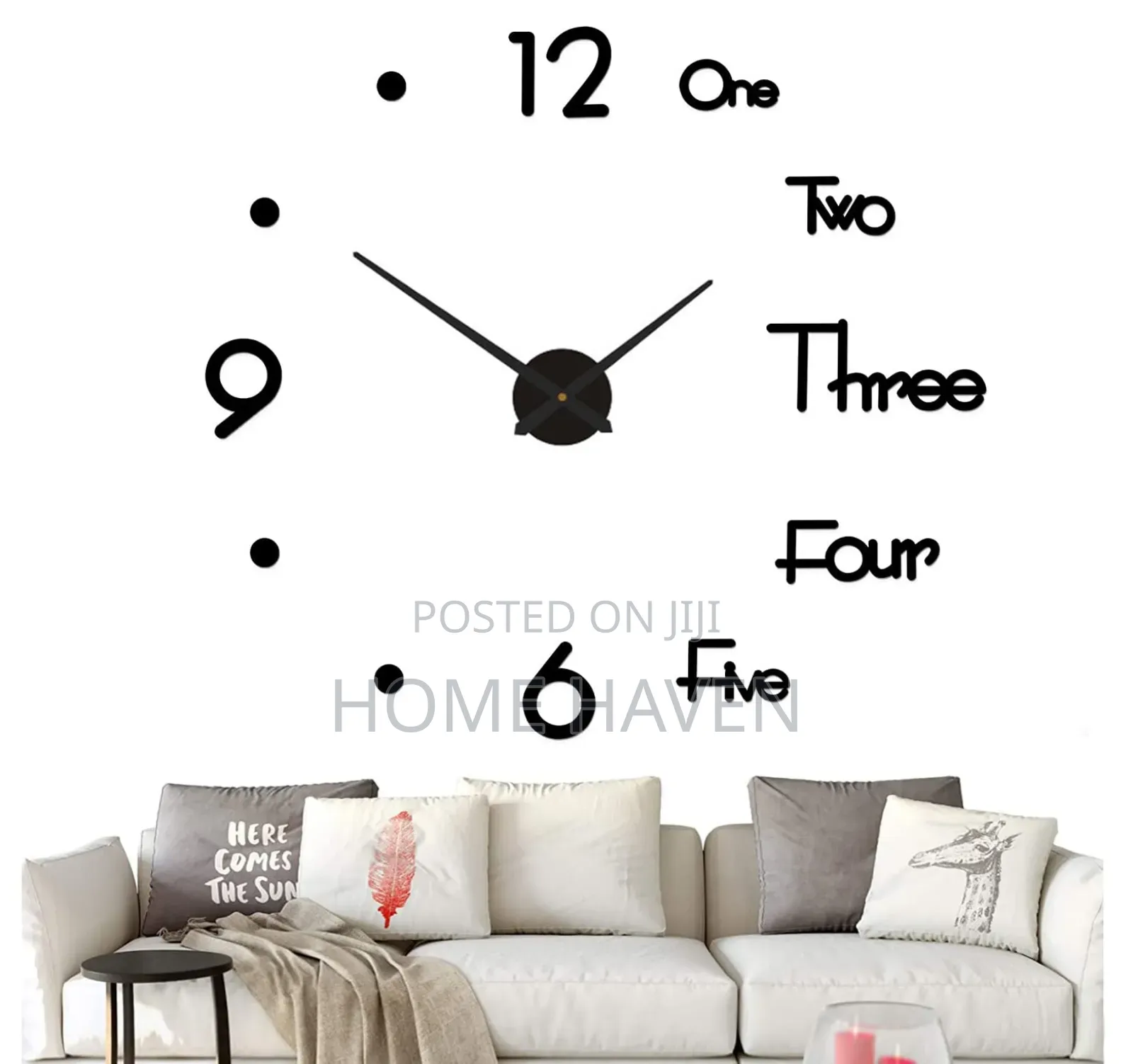 3d Modern Fashion Wall Clock