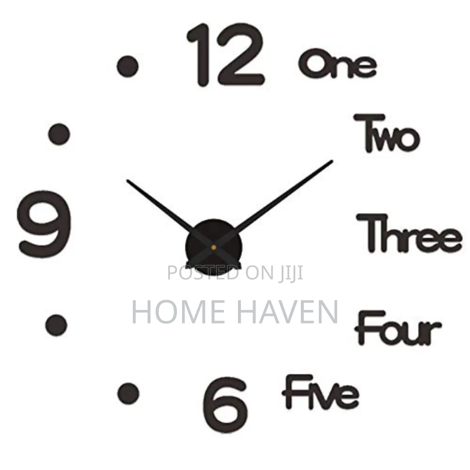 3d Modern Fashion Wall Clock